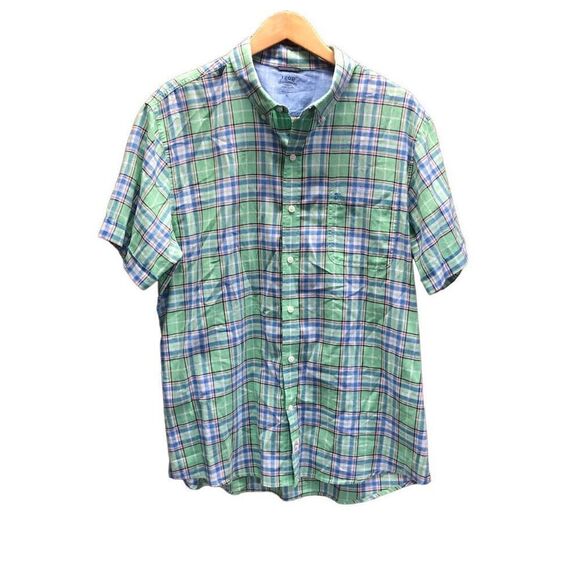 Izod Saltwater Relaxed Classic Size Extra large (XL) Green Short Sleeve - Picture 1 of 4